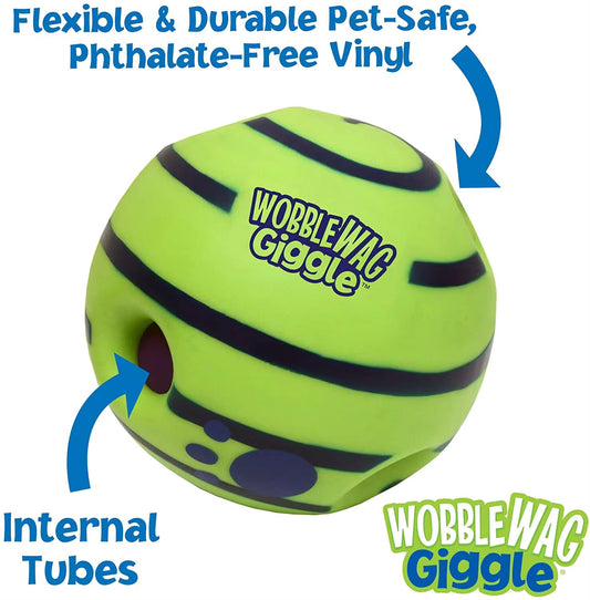 Wobble Wag Giggle Glow Ball Interactive Dog